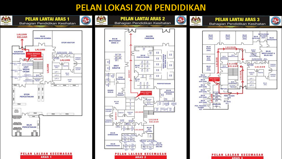 Pelan Lantai Zon Pendidikan